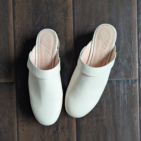 J. Crew Women's Off-White Mules - Picture 1 of 4